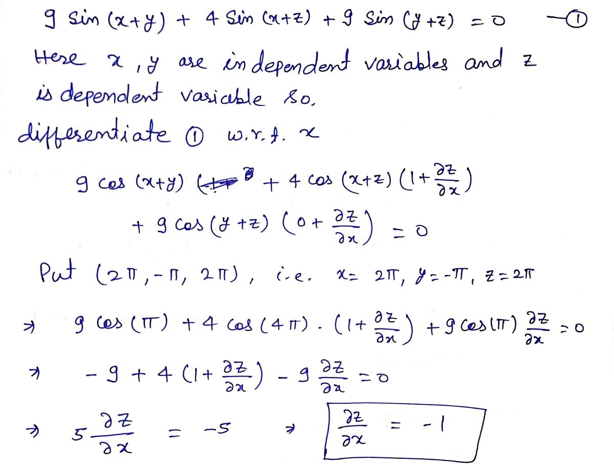 Calculus homework question answer, step 1, image 1